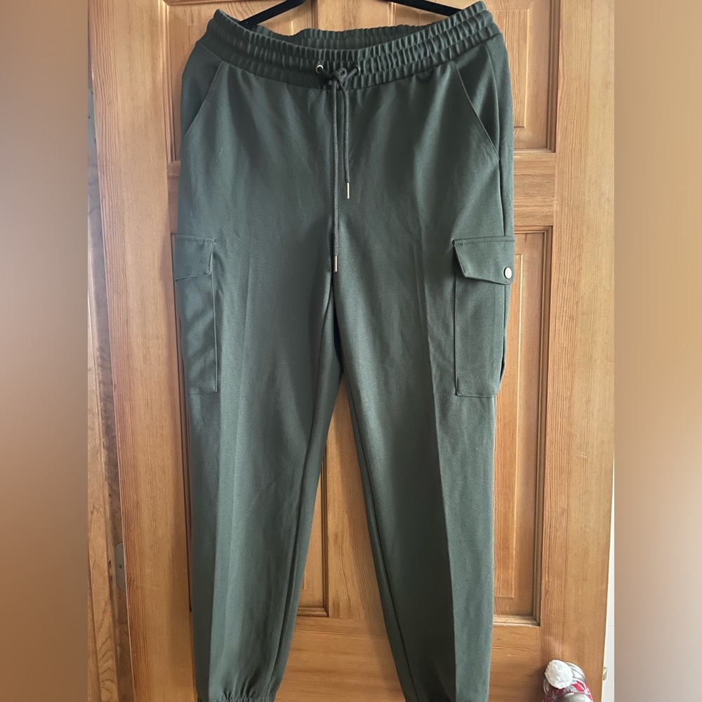 one 5 one Olive Green Cargo Jogger Pants
